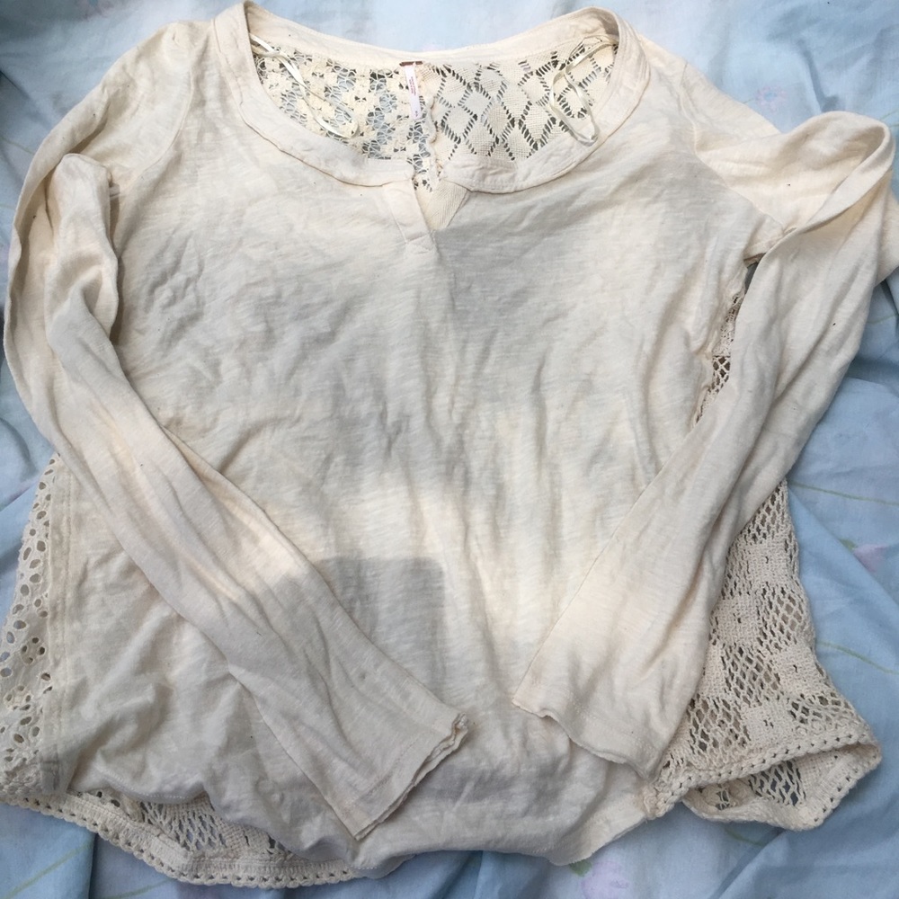 //FREE PEOPLE// Lace Top